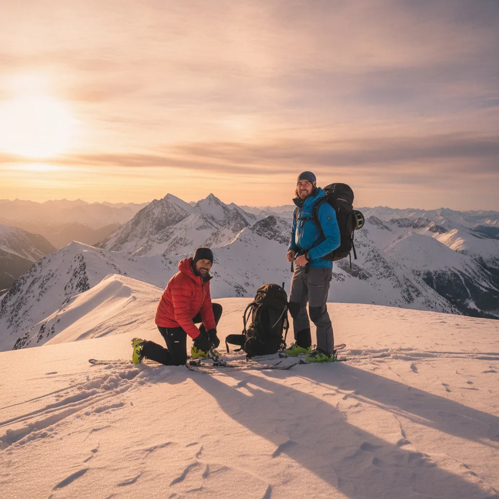 préparer ski de randonnée