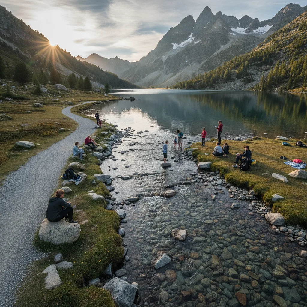 randonnée famille samoëns