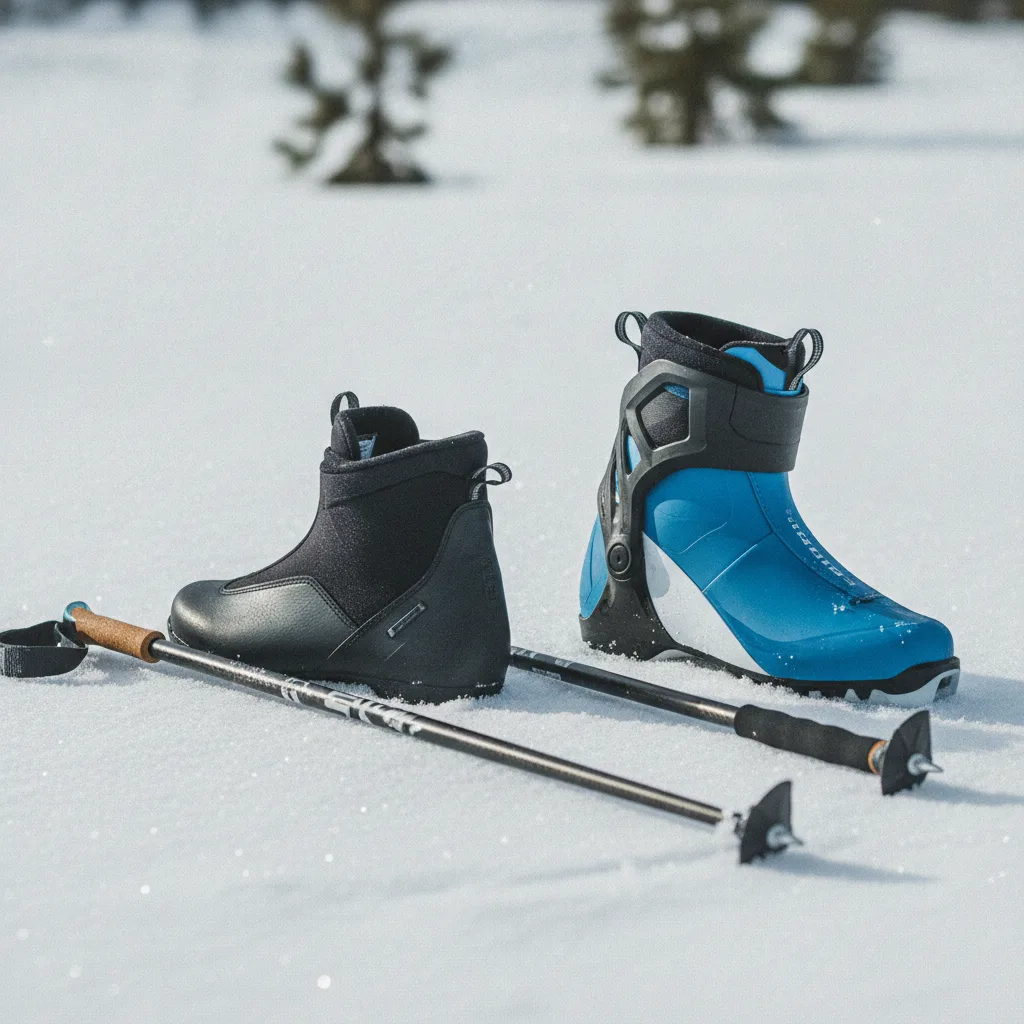 différence ski skating et classique
