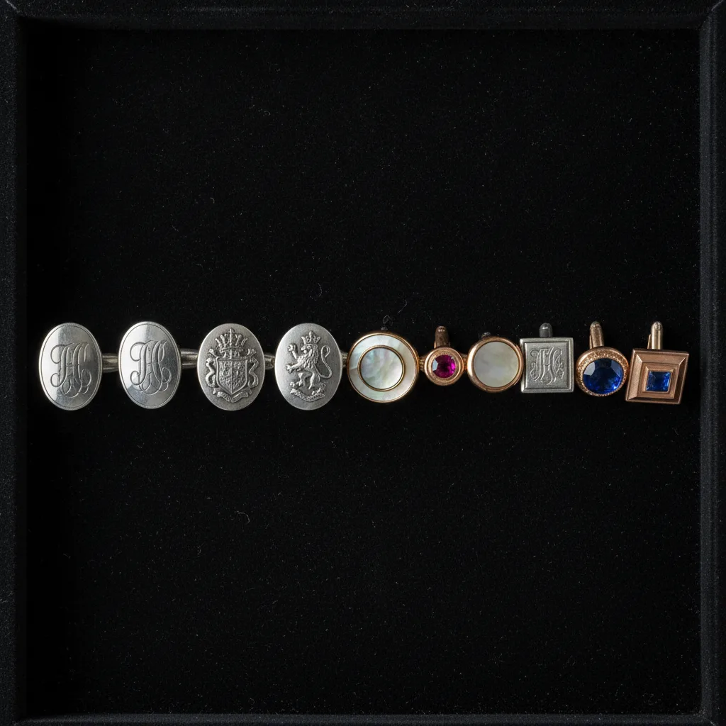 Boutons de manchette vintage