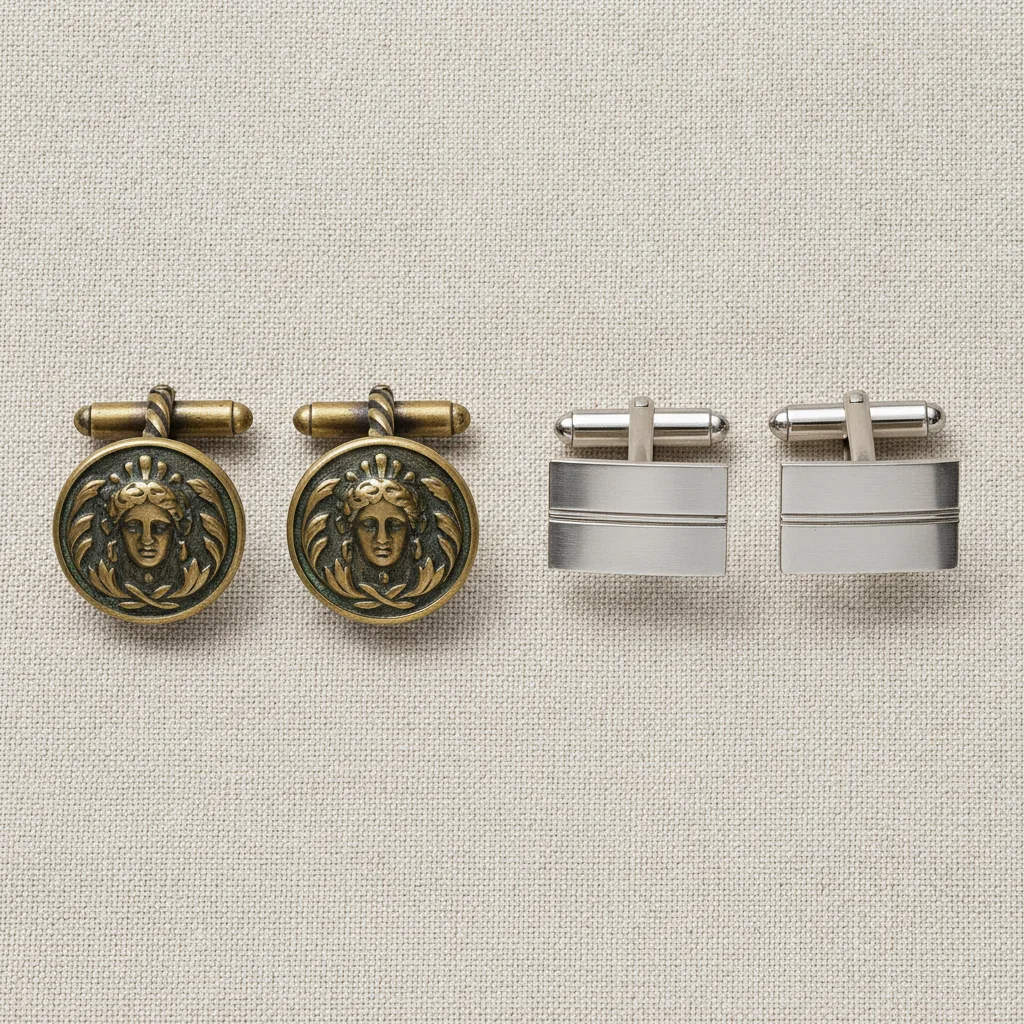 boutons de manchette vintage