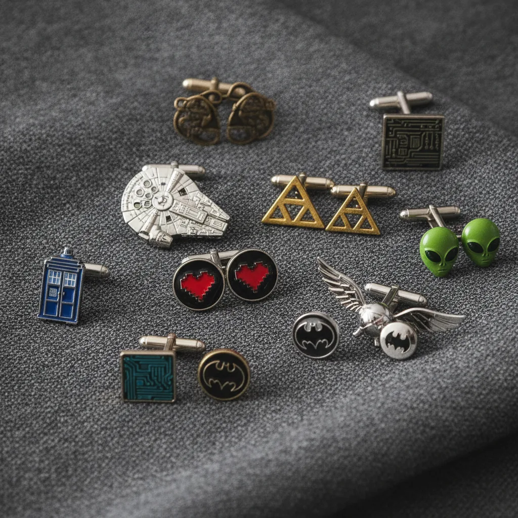 boutons de manchette geek