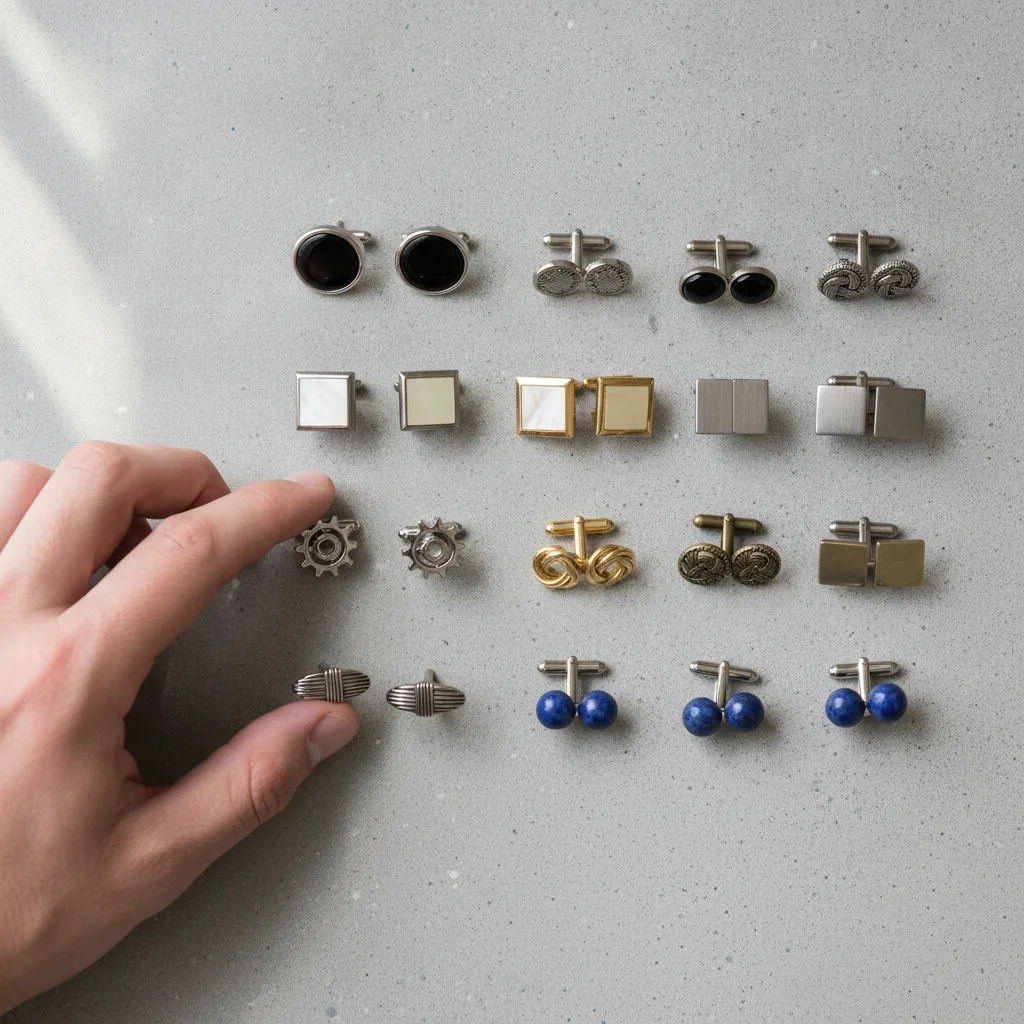 premier achat boutons de manchette