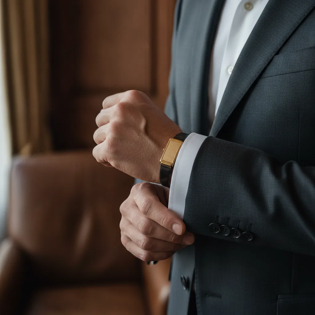 Boutons de manchette dorés ou argentés mariage | Une Autre Paire De Manche - boutons manchette dores argentes mariage