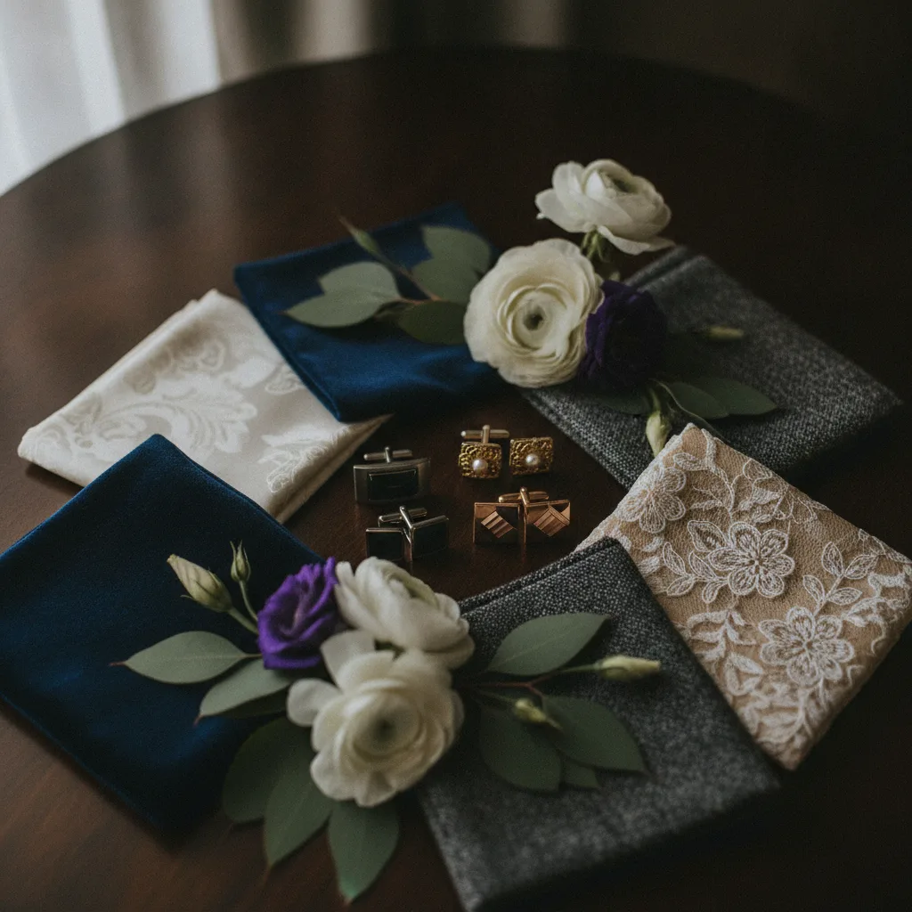assortir boutons de manchette thème mariage