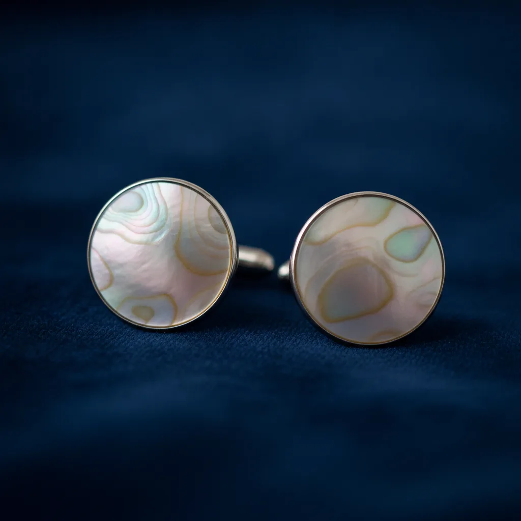 Boutons de manchette en nacre