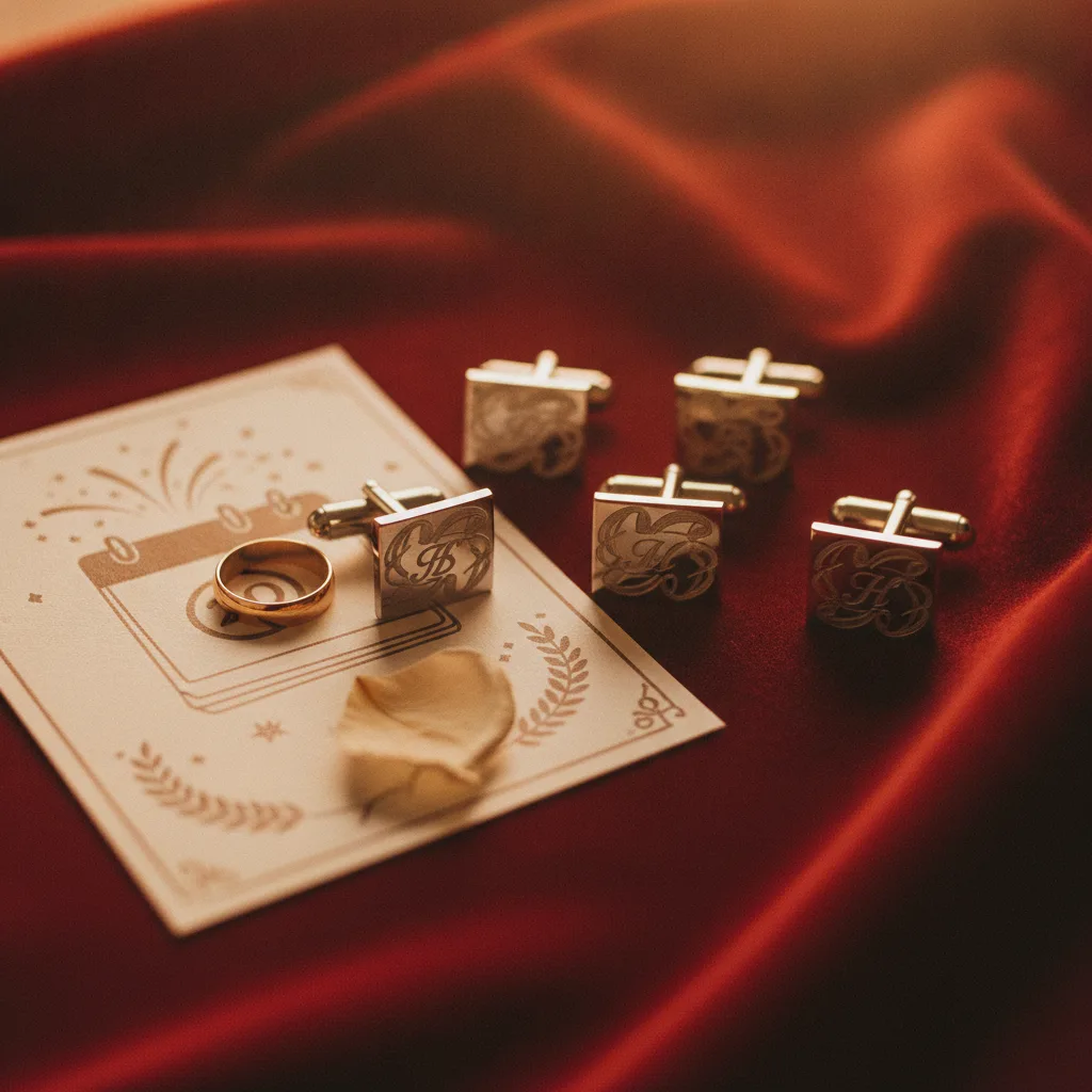 boutons de manchette personnalisés
