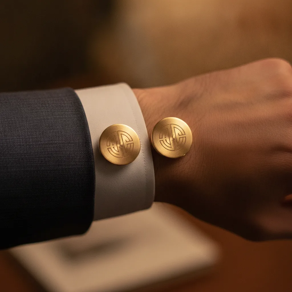 boutons de manchette personnalisés