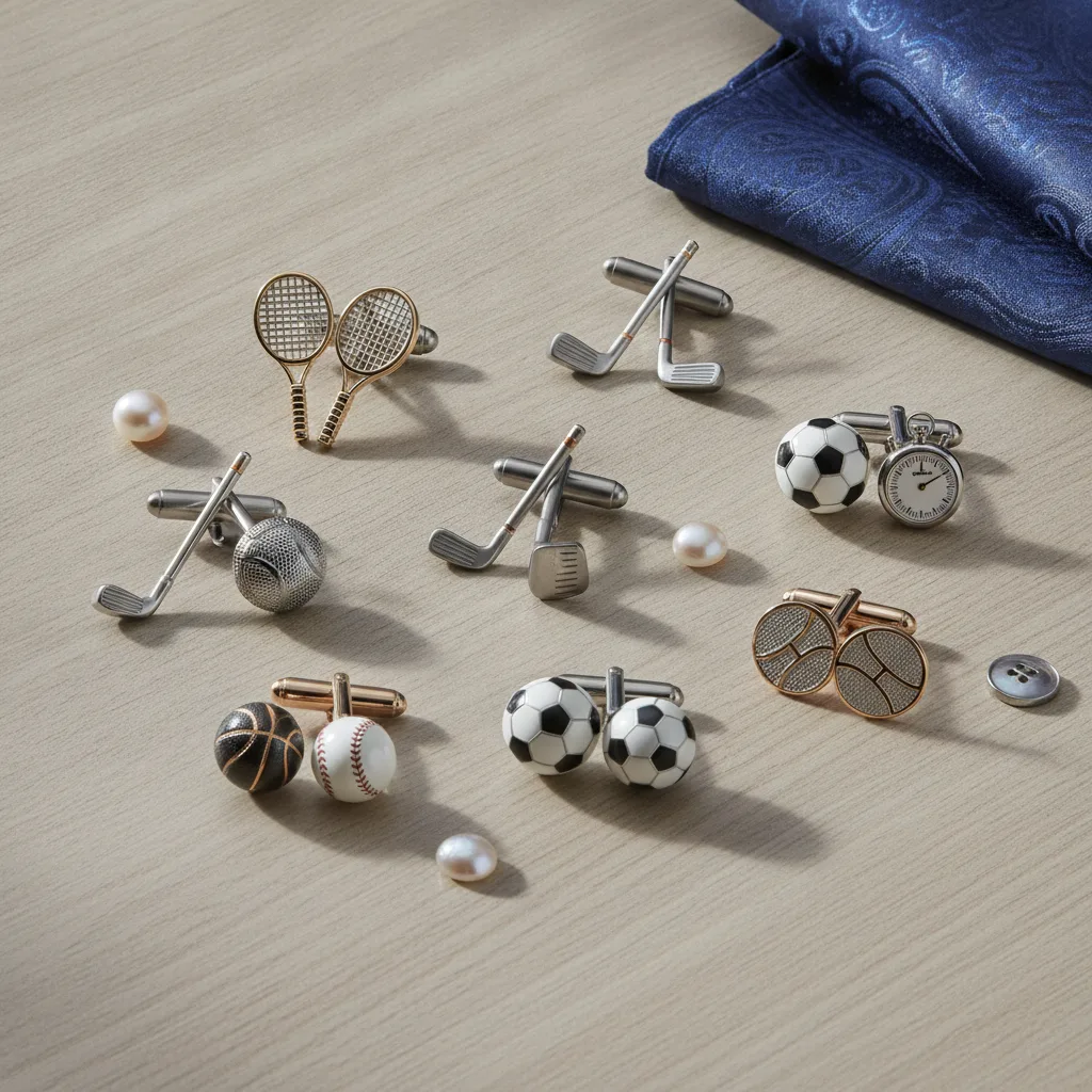 boutons de manchette sport