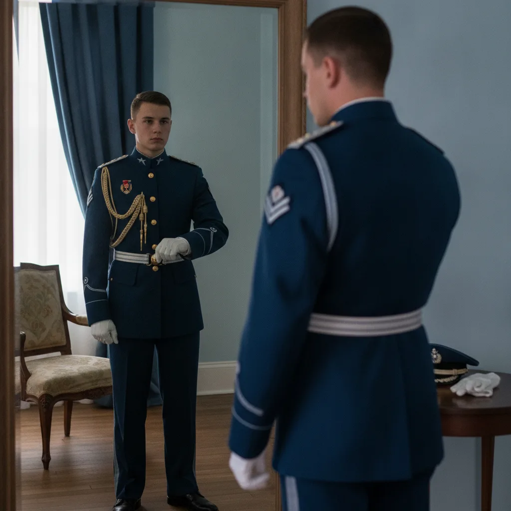 boutons de manchette cérémonie militaire