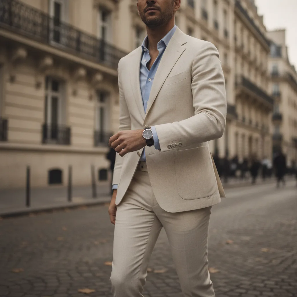 Tendance mode homme 2027, le retour du bouton de manchette