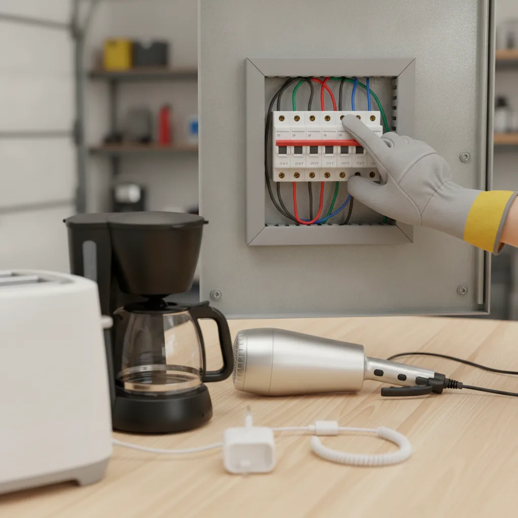 odeur de brûlé prise électrique