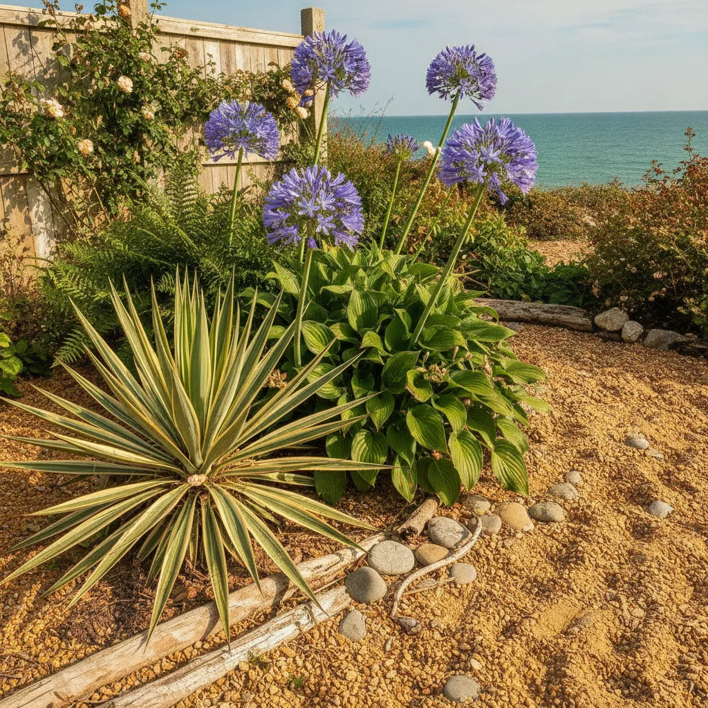 ## Mots-clés SEO  ### Mots-clés principaux  * plantes bord de mer * jardin bord de mer * ambiance bord de mer * plantes résistantes aux embruns * plantes résistantes au vent * plantes résistantes à la sécheresse * jardin méditerranéen * plantes de climat doux * végétaux bord de mer * aménager un jardin bord de mer  ### Mots-clés secondaires  * cordyline * phormium * agapanthe * lavande * pittosporum * éléagnus * tamaris * céanothe * yucca * miscanthus * graminées ornementales * arbustes persistants * plantes de plein soleil * plantes pour terrain sableux * haie bord de mer * jardin sans arrosage * massif méditerranéen * jardin de vacances * plantes résistantes au sel * jardin maritime  ### Expressions de longue traîne  * quelles plantes choisir pour un jardin en bord de mer * comment créer une ambiance bord de mer au jardin * les meilleures plantes pour un jardin exposé au vent * plantes qui résistent aux embruns marins * quelles plantes planter en terrain sableux * plantes méditerranéennes faciles d'entretien * arbustes persistants pour le littoral * créer un jardin inspiré du bord de mer * plantes pour un jardin sec et ensoleillé * végétaux adaptés au climat maritime