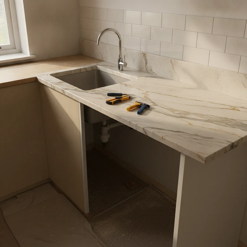 Rénover plan de travail cuisine, solutions en pierre