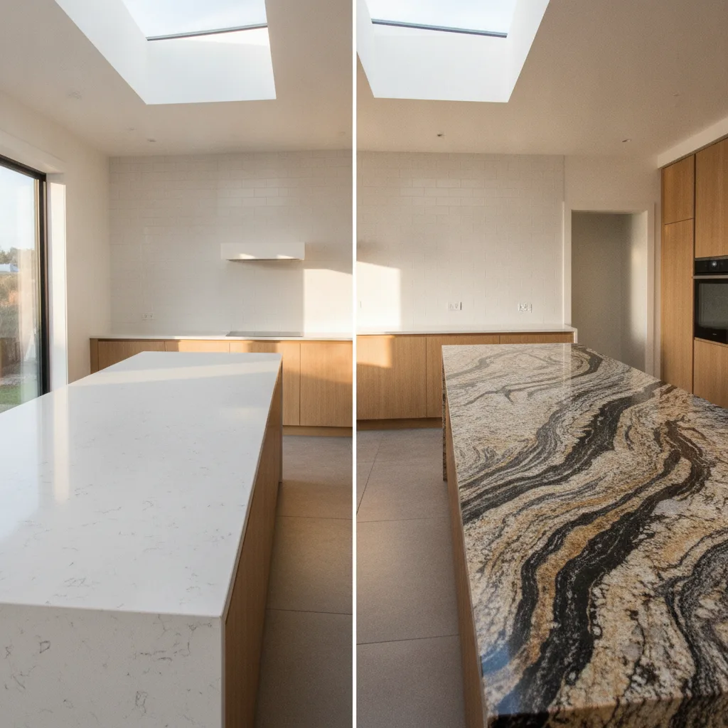 Quartz vs granit plan de travail | lequel choisir