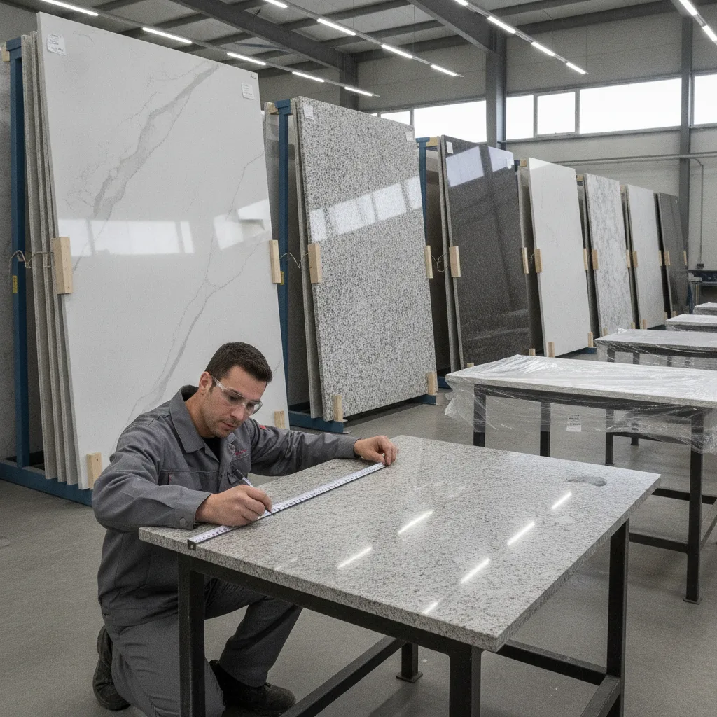 délai fabrication livraison plan de travail sur mesure