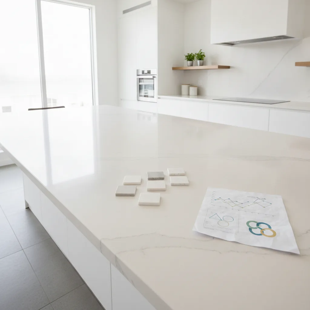 Quartz bactériostatique cuisine, ce que disent les labels