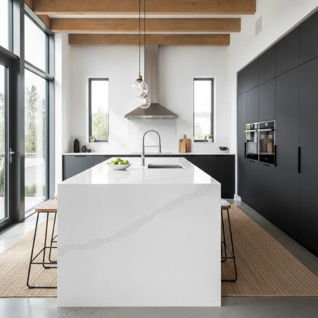 Guide complet du plan de travail en quartz composite