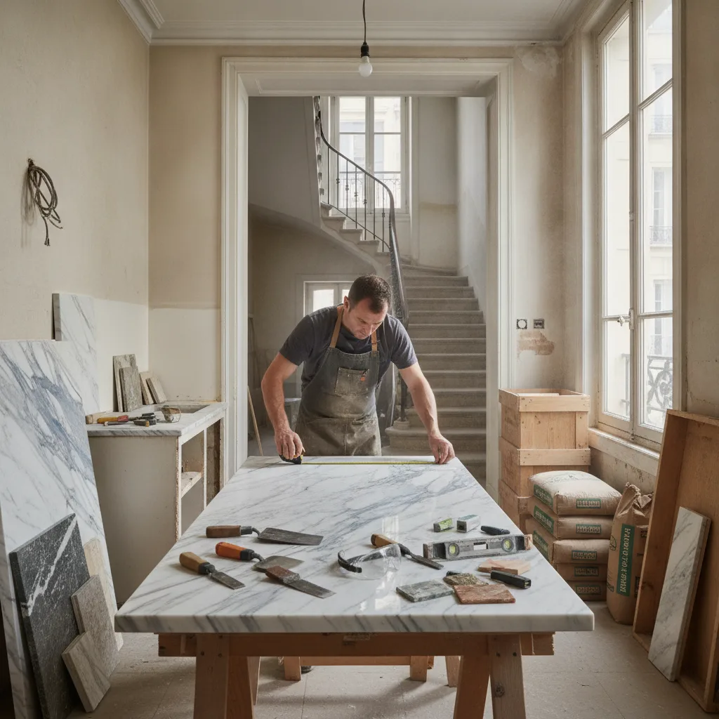 Marbrier Paris artisan pierre – bien choisir en 2026