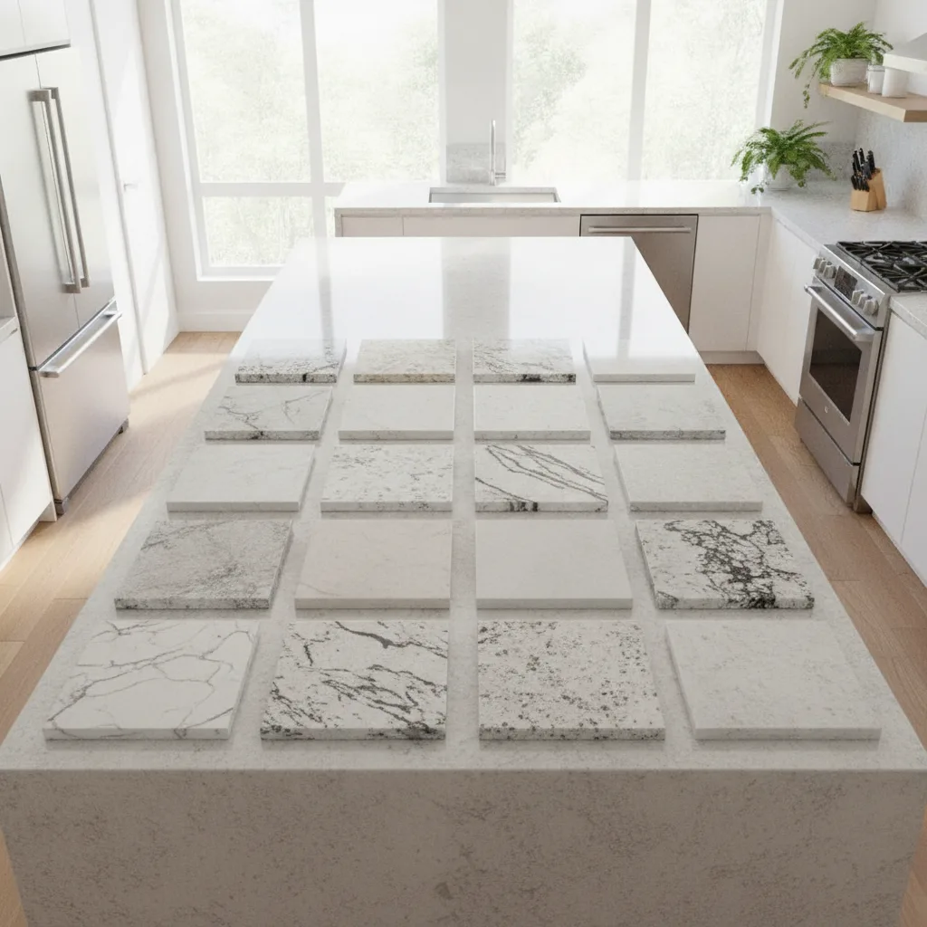 Granit blanc cuisine plan de travail | Guide 2026