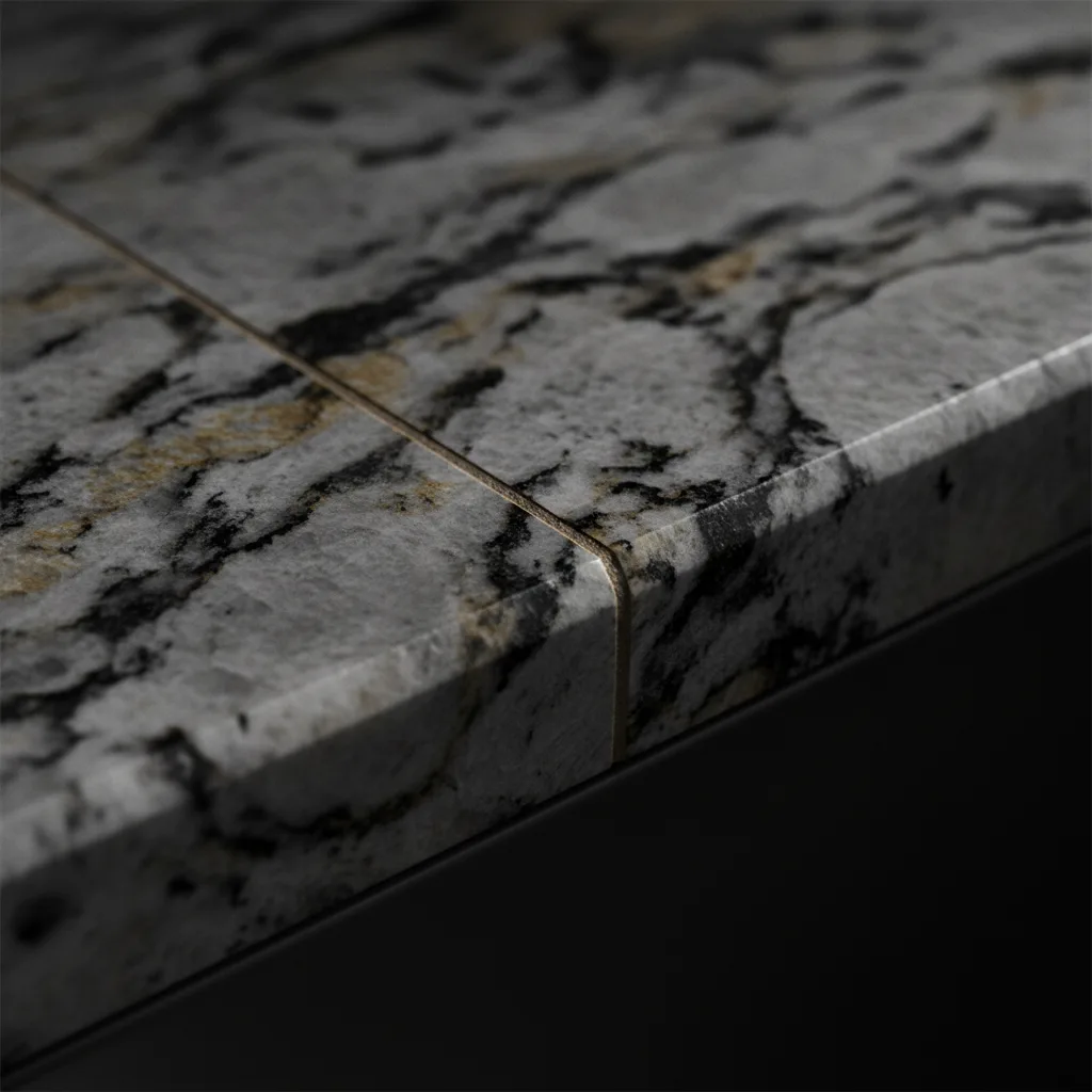 calepinage granit plan de travail