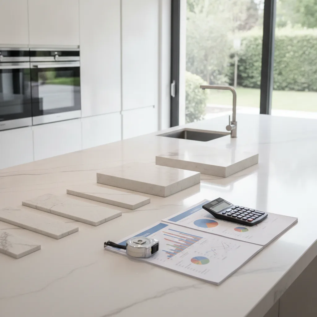 Plan de travail céramique prix m2 – guide tarifs 2026