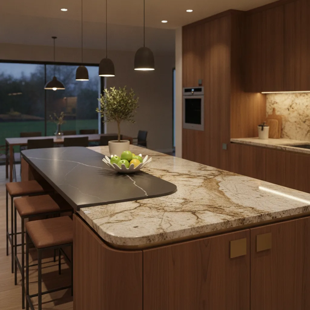 Dekton vs granit comparatif