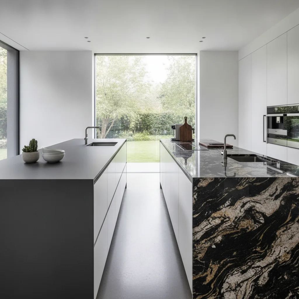 Dekton vs granit comparatif pour plan de travail