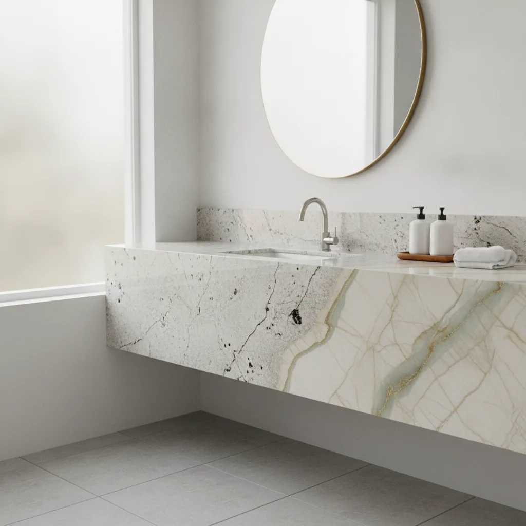 Plan de travail salle de bain pierre naturelle | Guide