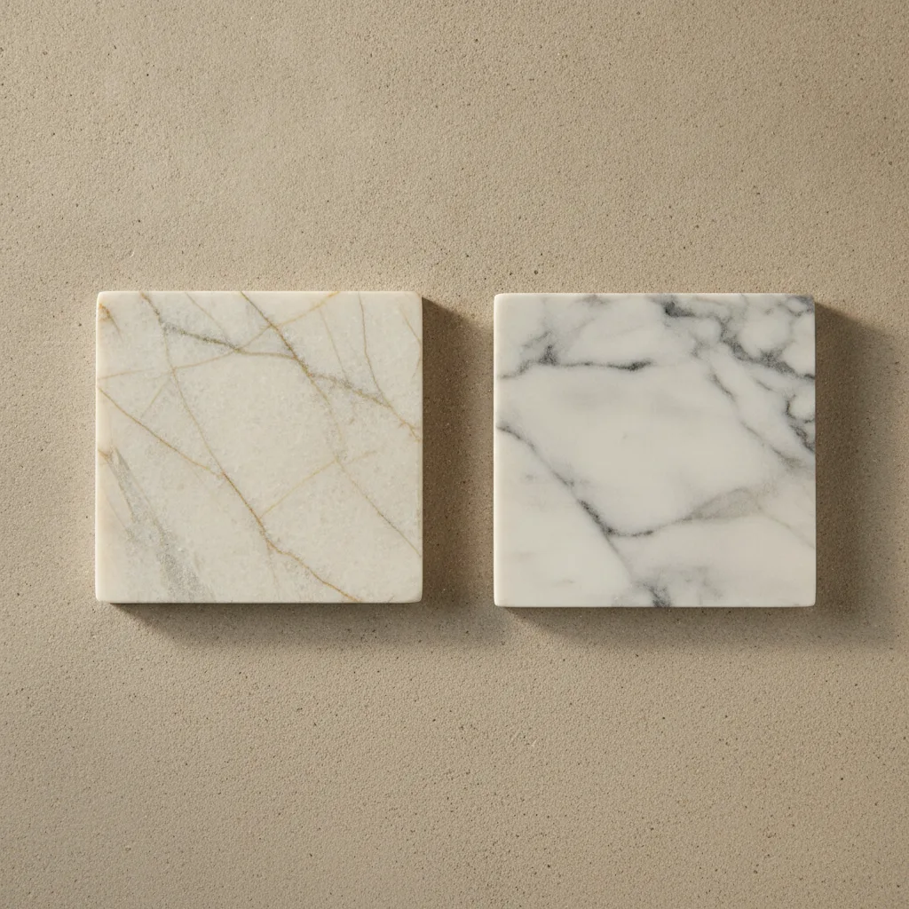 quartzite vs marbre différences