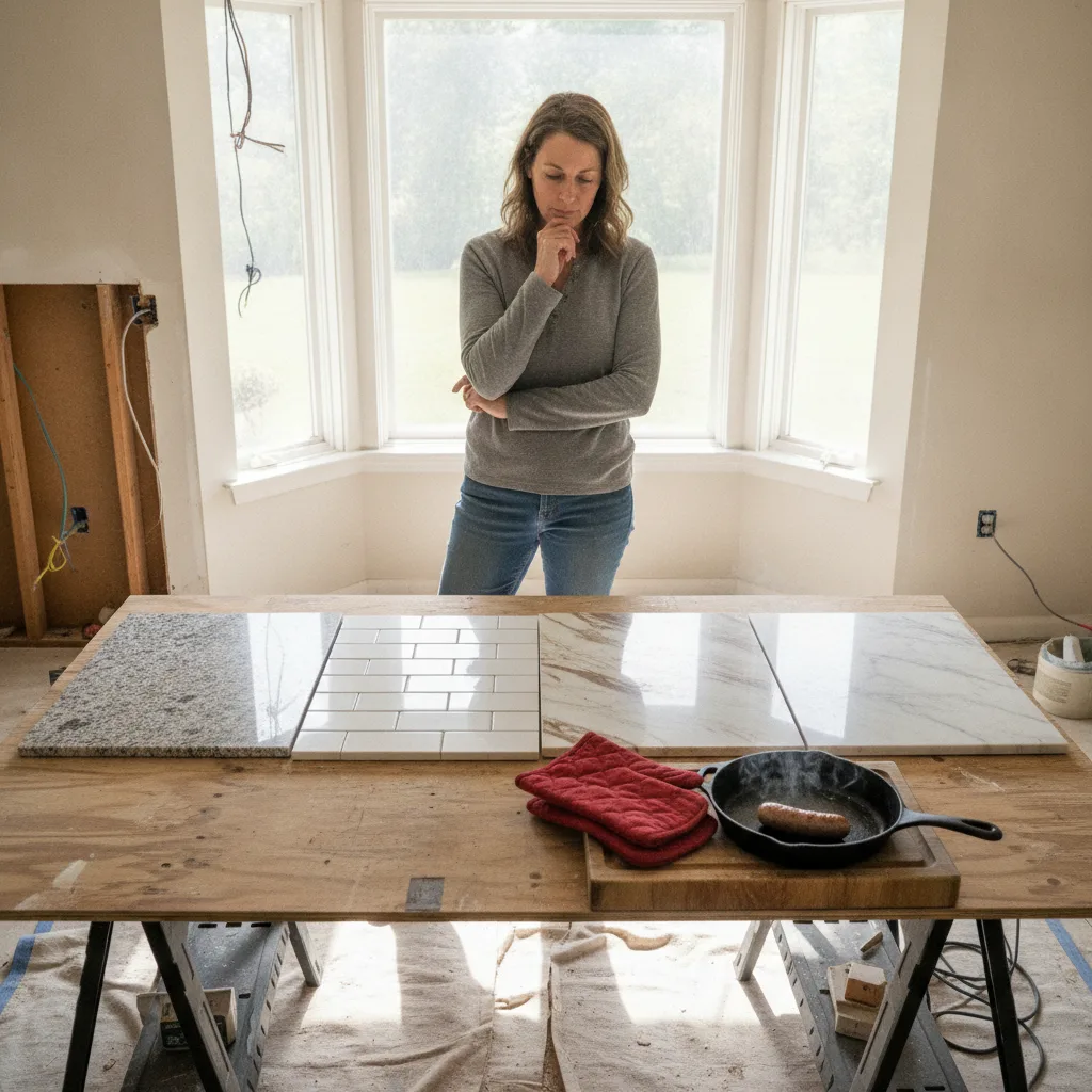 plan de travail résistant chaleur