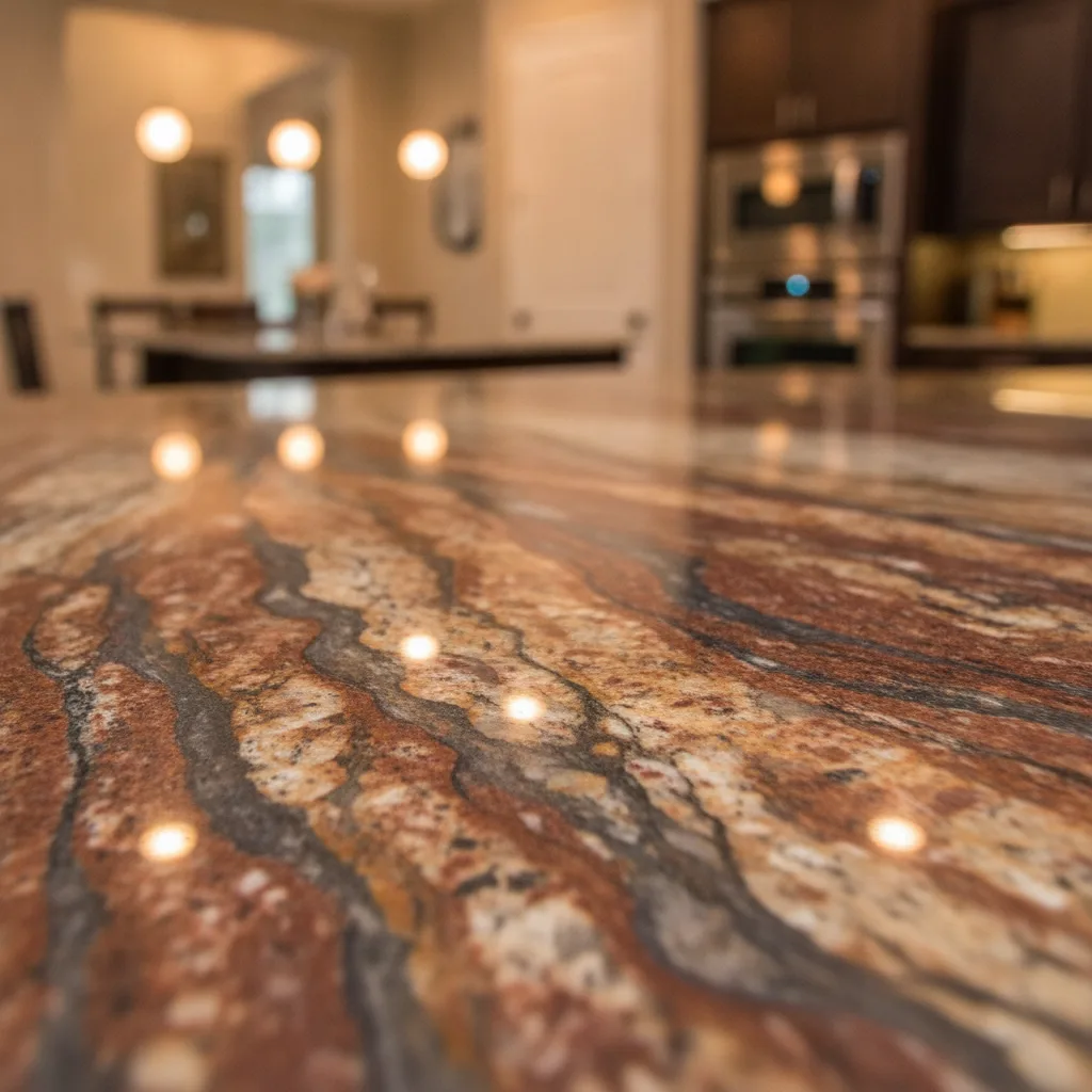granit exotique plan de travail couleur