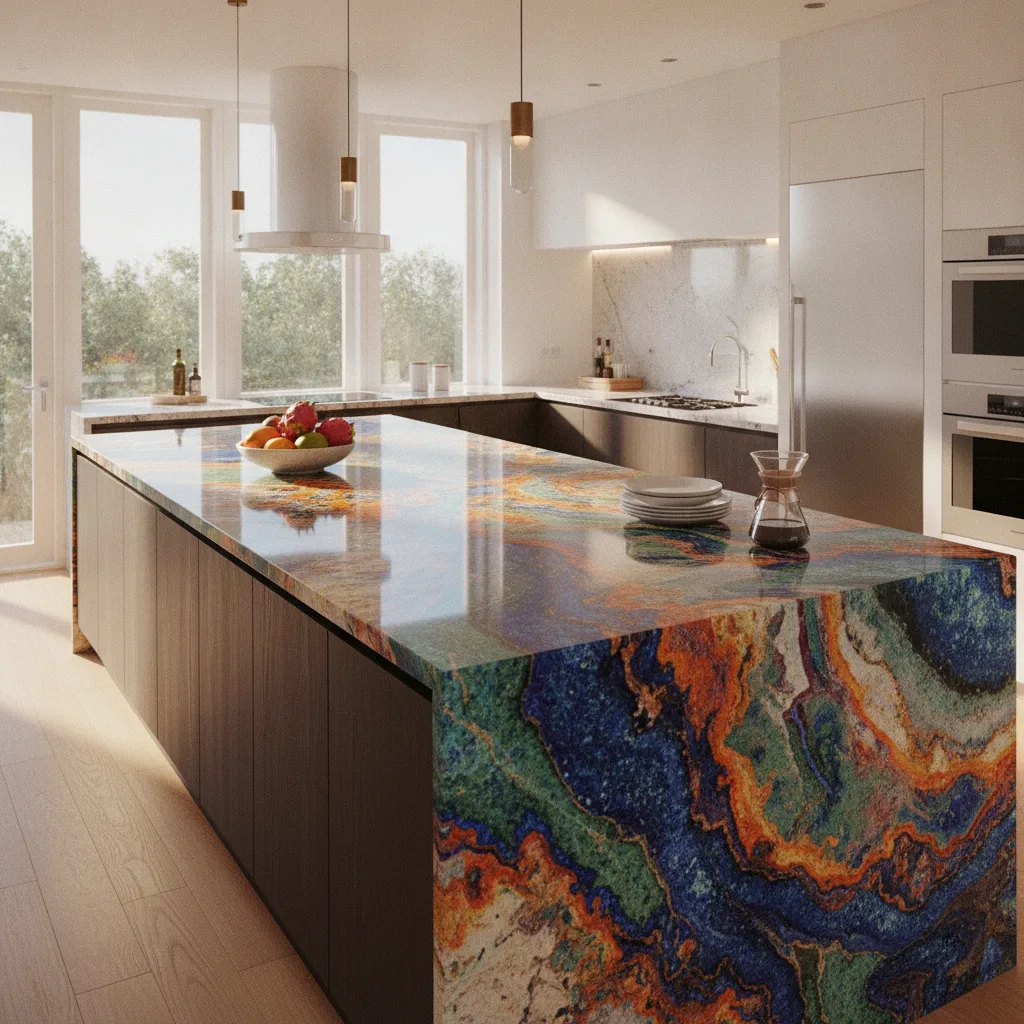 Granit exotique plan de travail couleur | 10 teintes rares