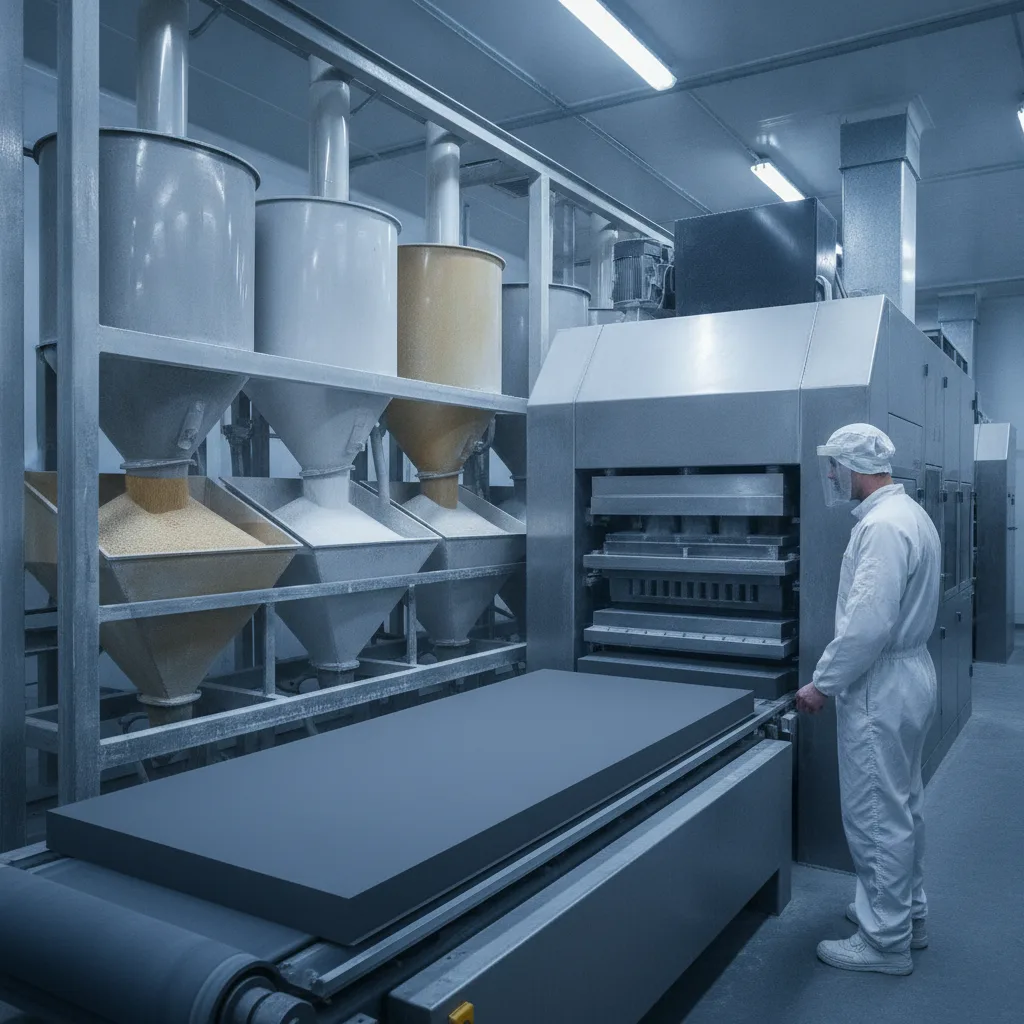 Composition et fabrication céramique frittée Matières premières utilisées pour fabriquer une céramique frittée