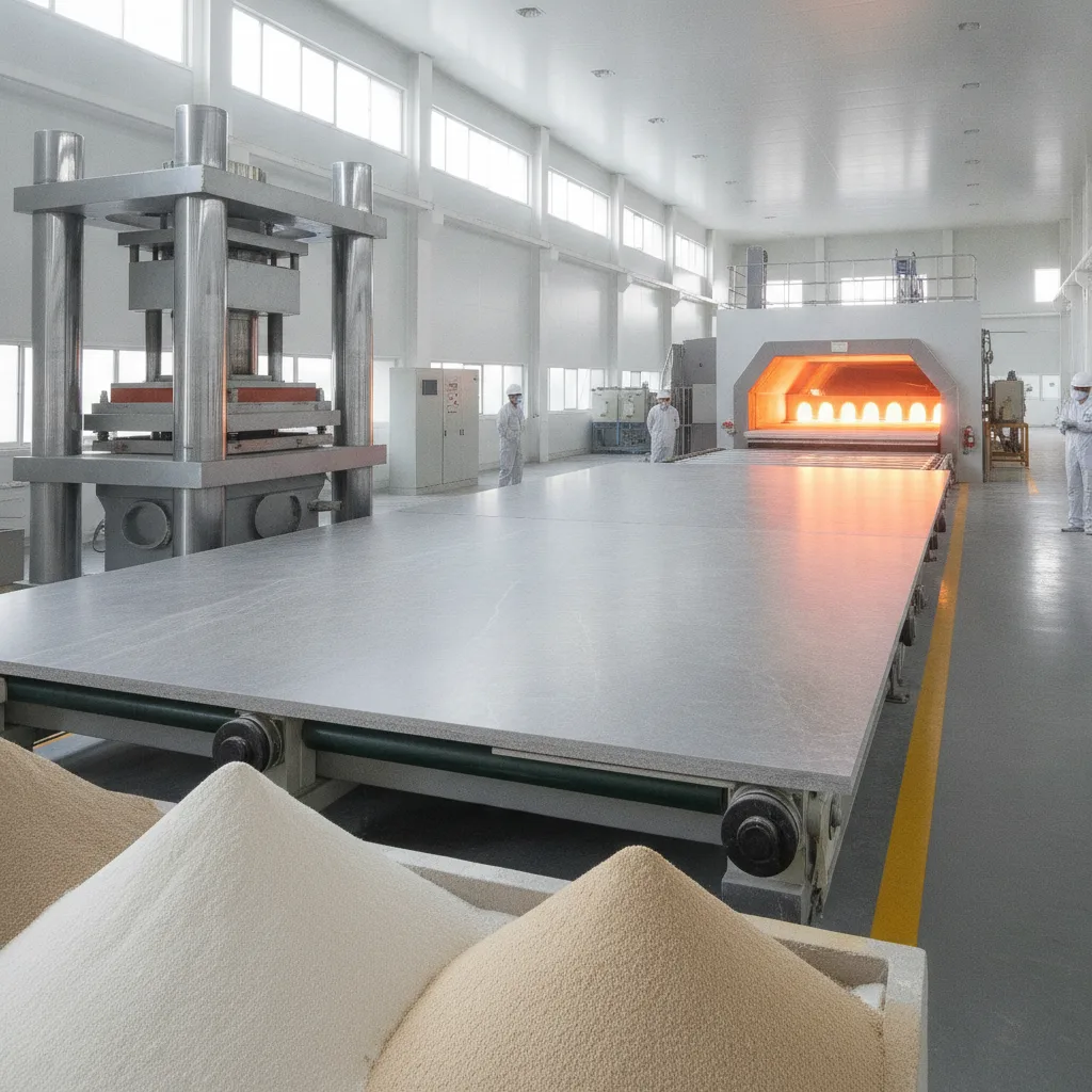 Céramique frittée fabrication – du minerai au plan fini