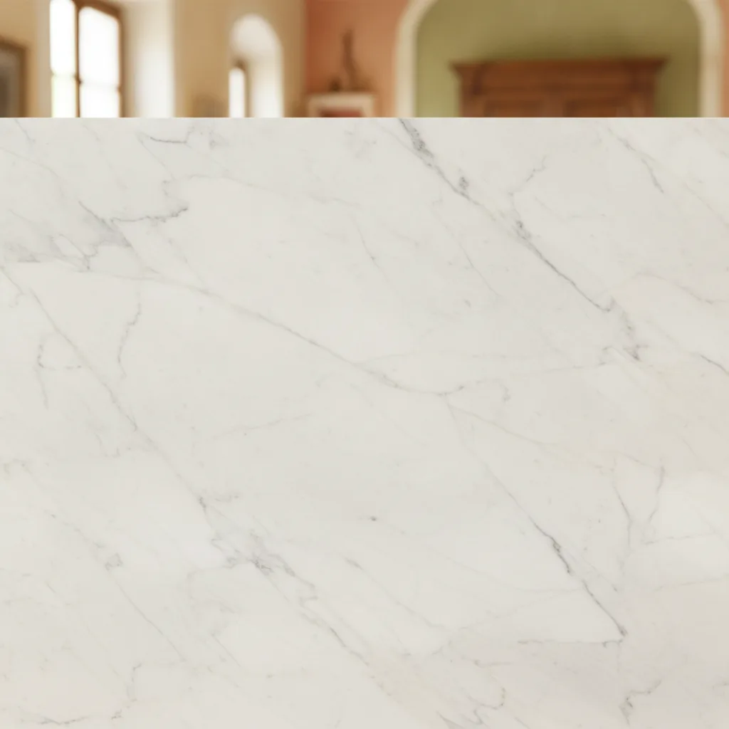 marbre Carrara cuisine classique