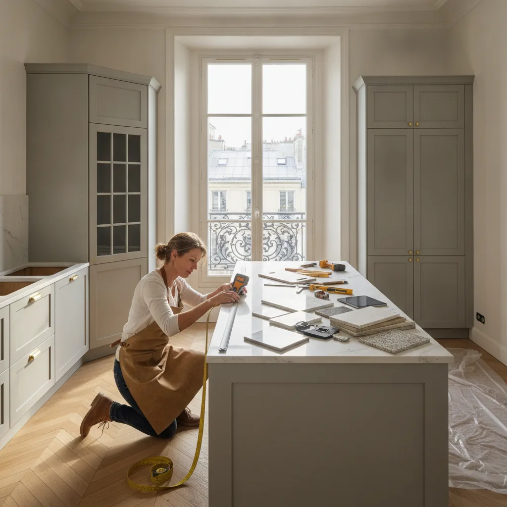 Plan de travail sur mesure Paris, prix et pose 2026