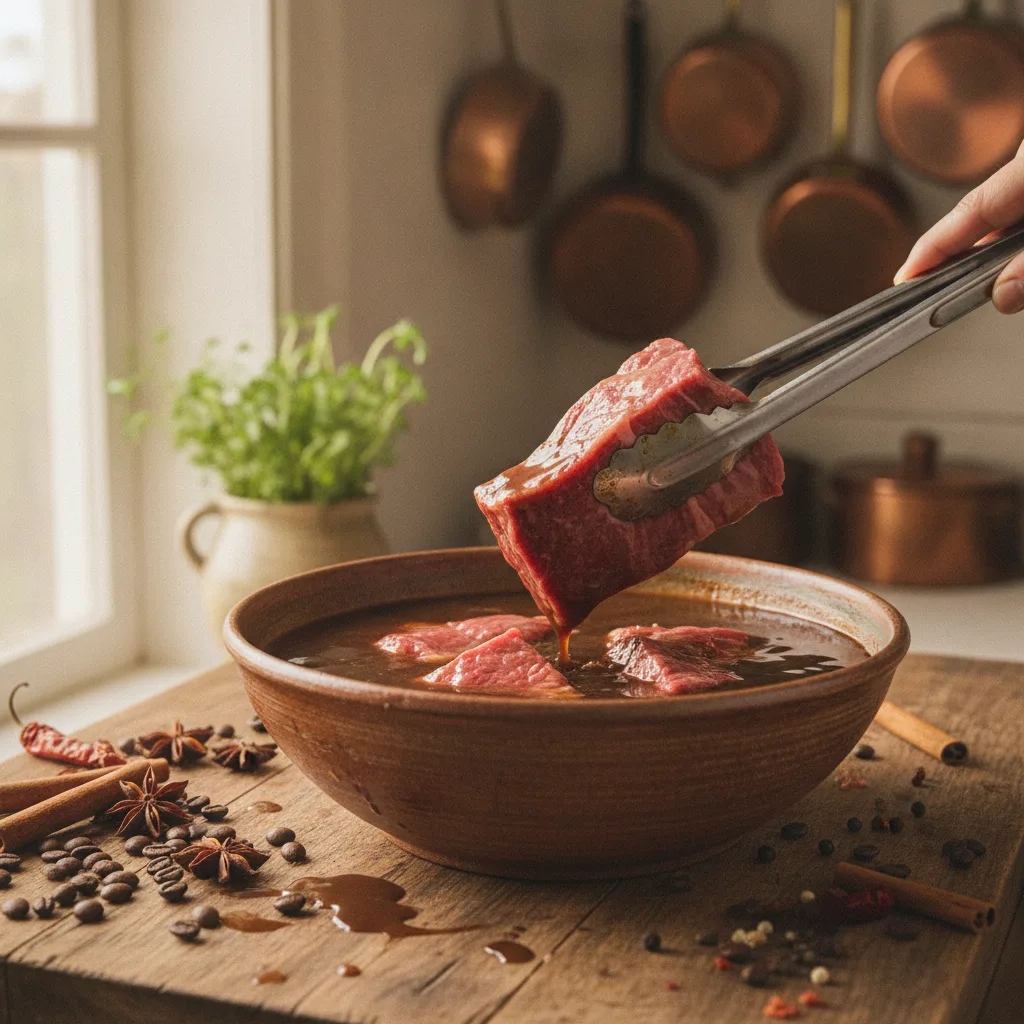 marinade pour viande au café