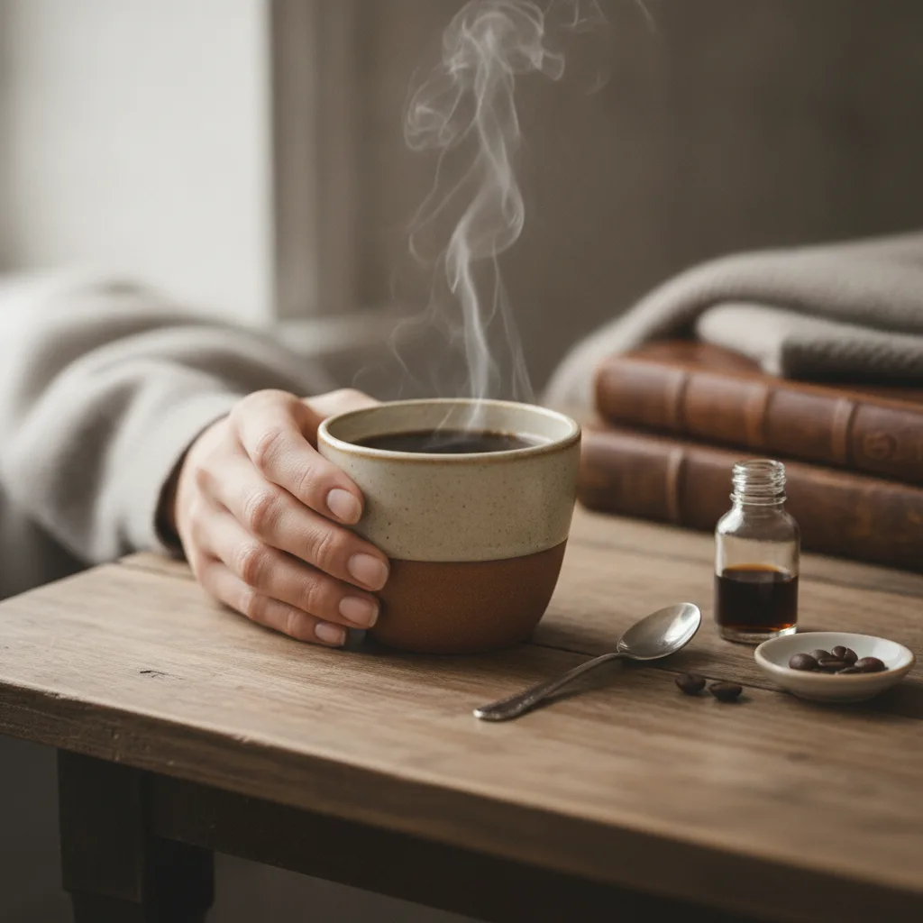 café fraîchement torréfié