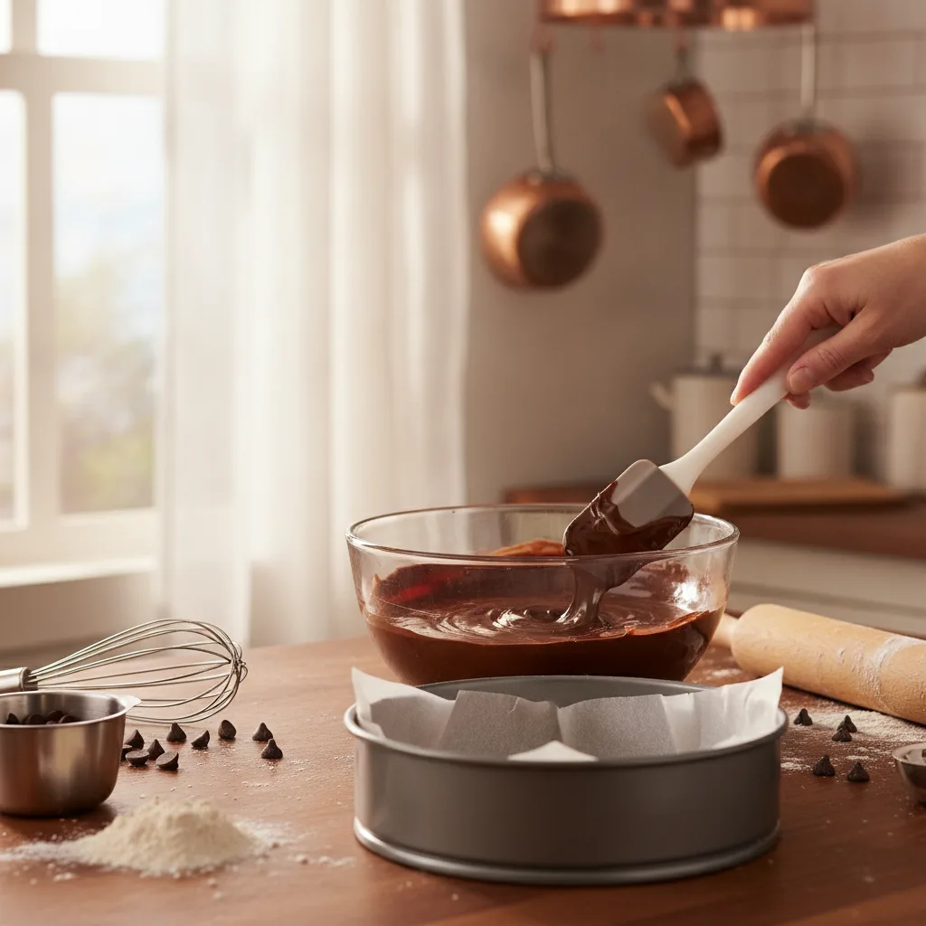 gâteau au chocolat et au café