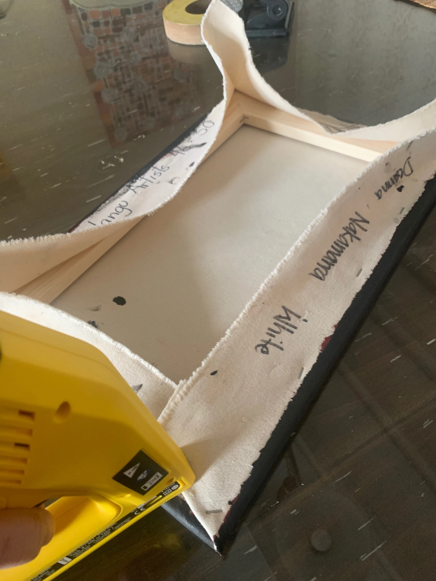 montage toiles aborigene australie sur chassis bois.jpg