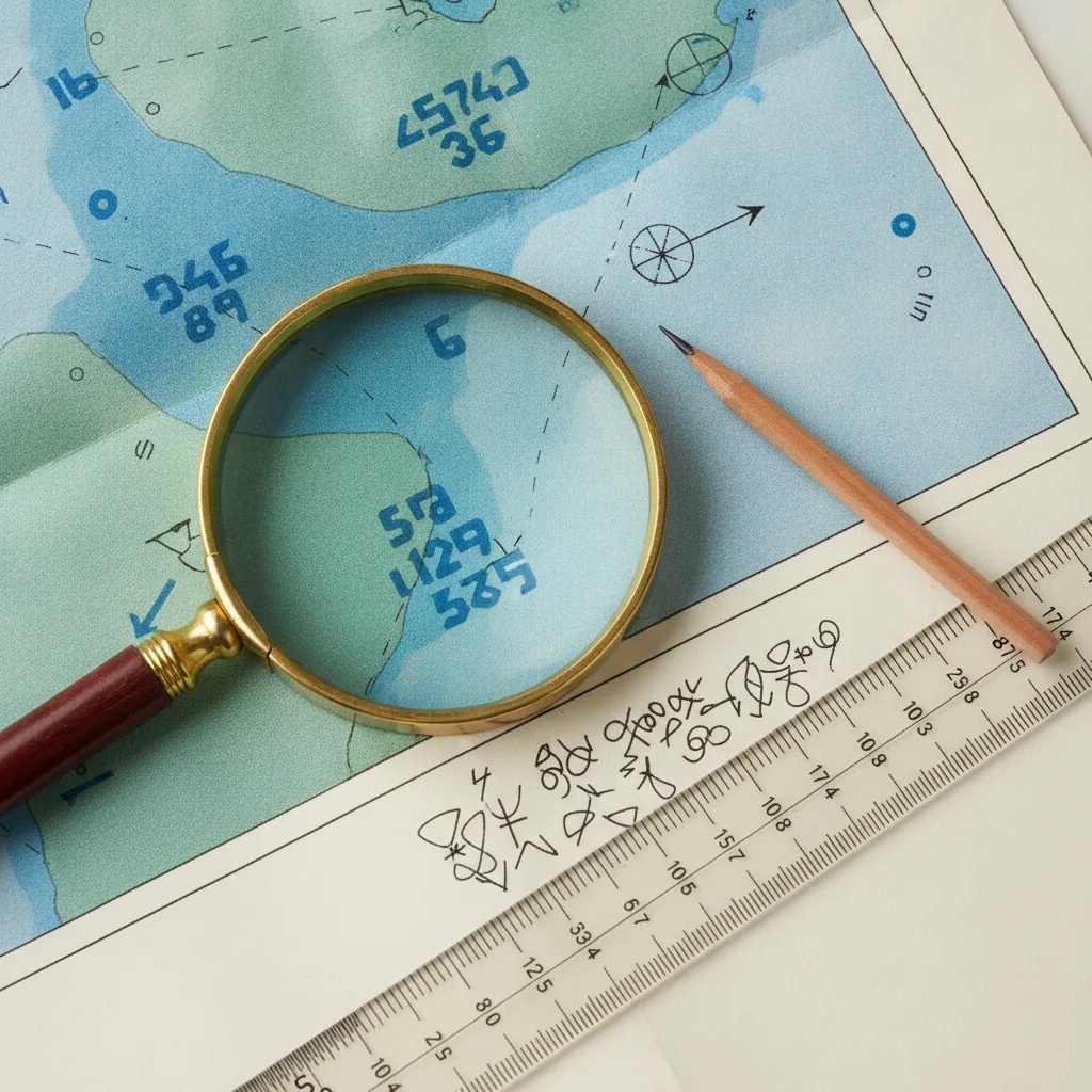 lire une carte marine