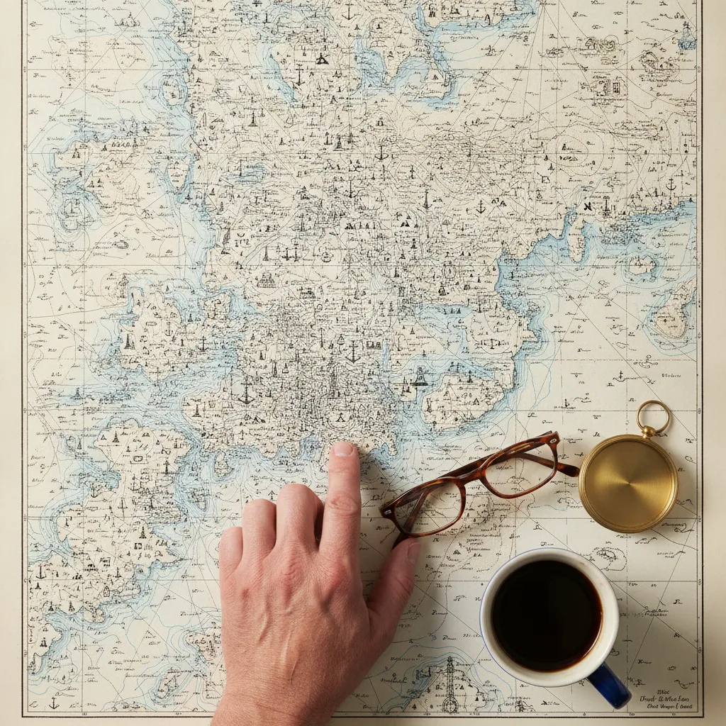 lire une carte marine