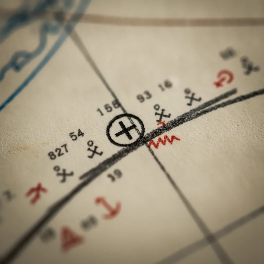 symboles carte marine signification