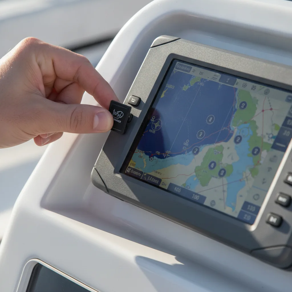 carte marine numérique, Navinoics, traceur, plotter