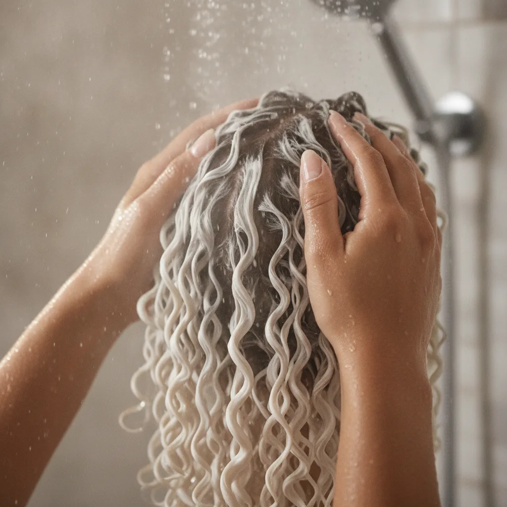routine cheveux bouclés