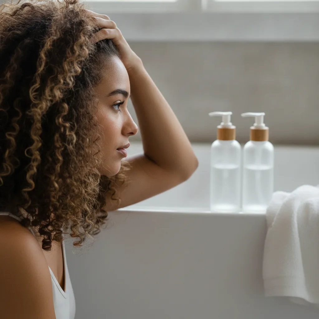 routine cheveux bouclés