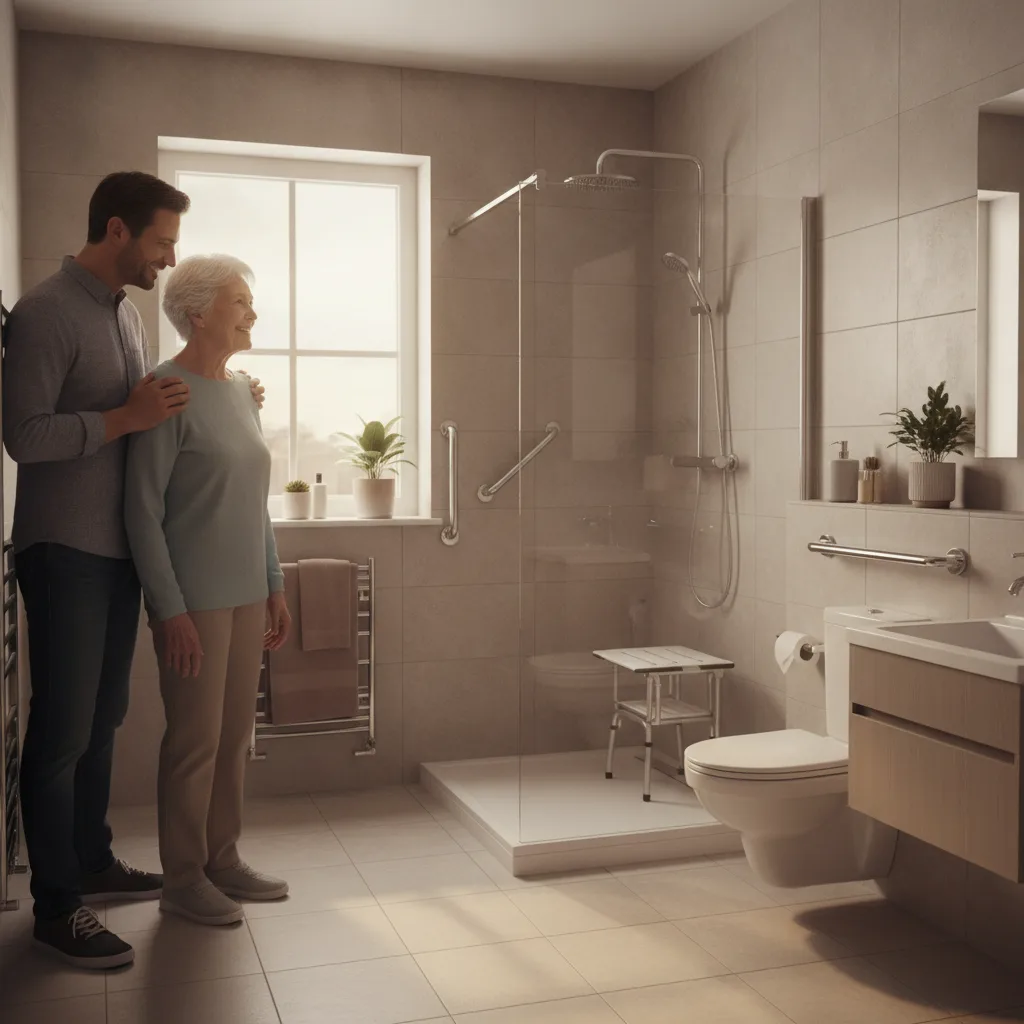 salle de bain PMR salle de bain PMR