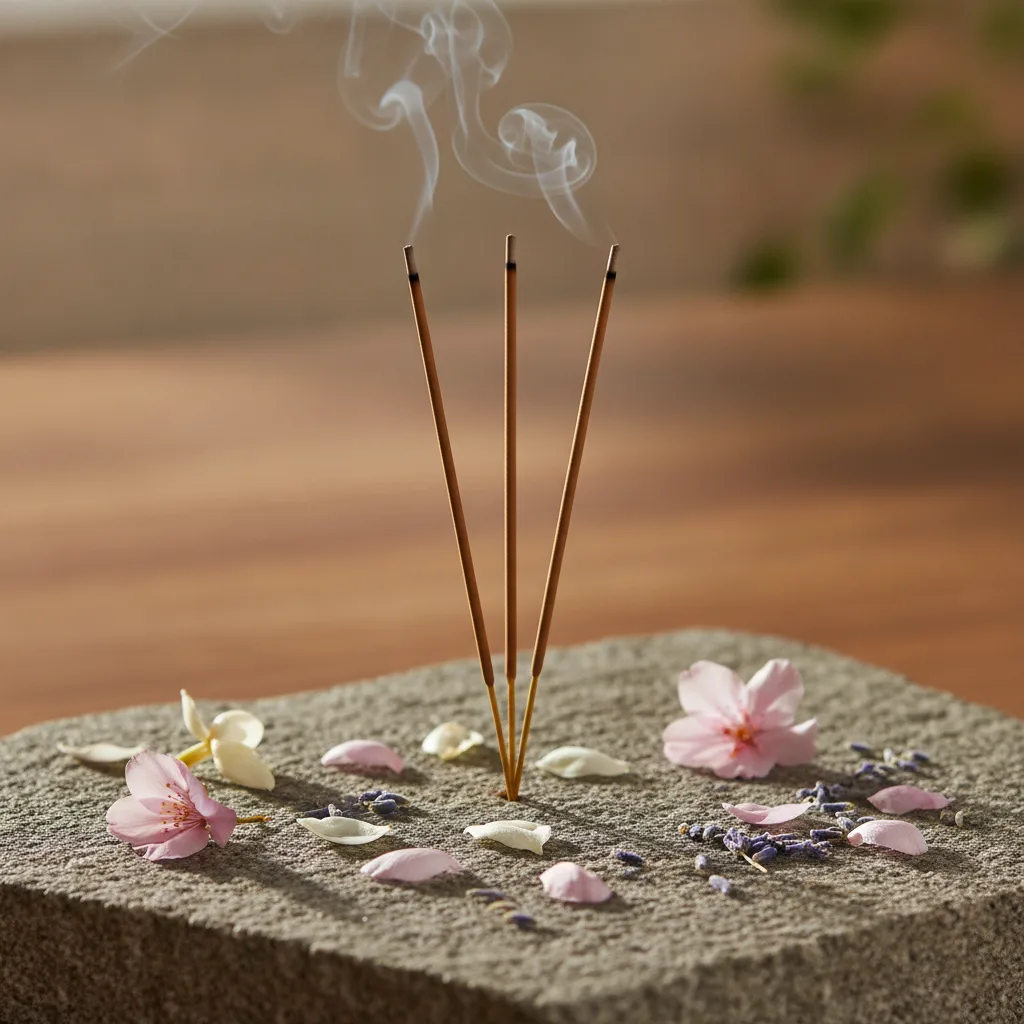 pourquoi 3 bâtons encens