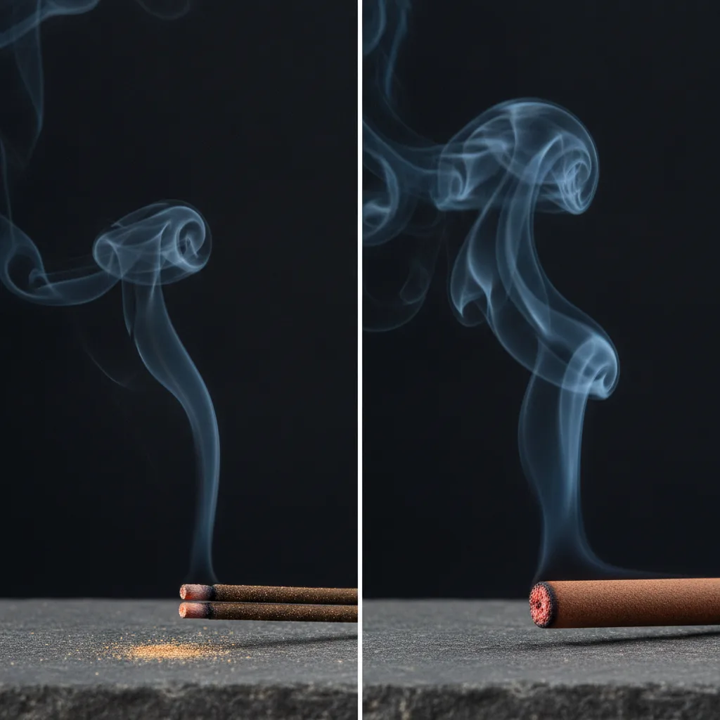 différence encens indien tibétain